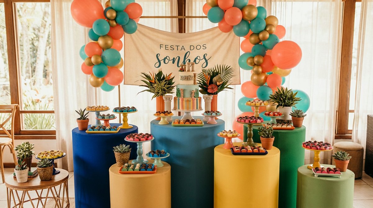 Cilindros Decorativos: Como Usar para Transformar a Festa