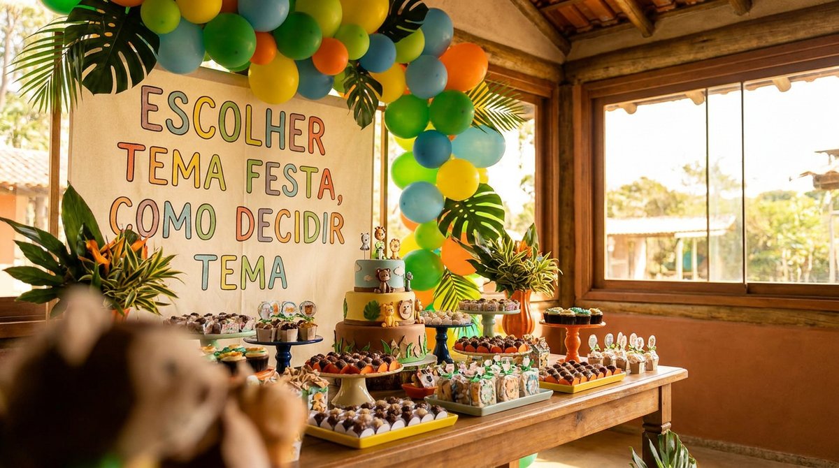 Como Escolher o Tema Perfeito para a Festa do Seu Filho