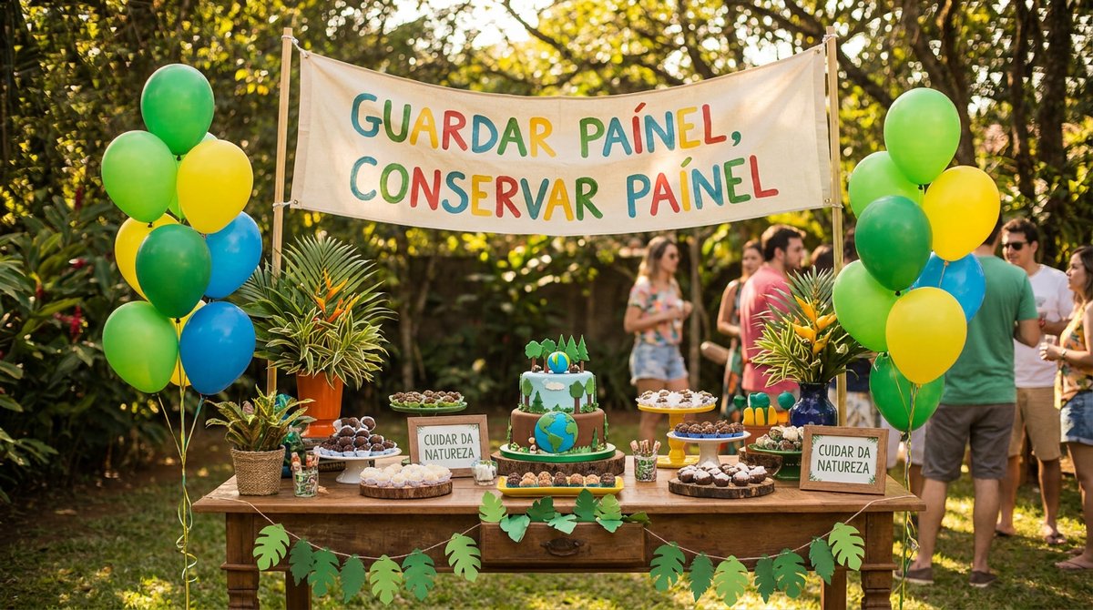 Como Guardar o Painel Após a Festa para Usar Novamente