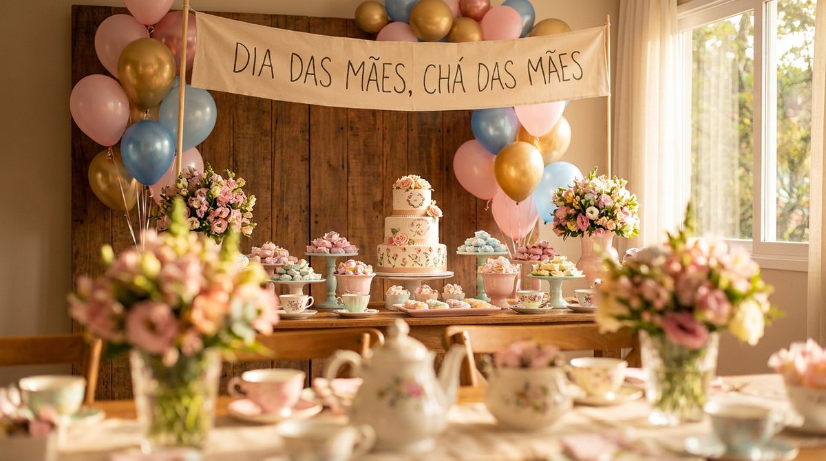 Dia das Mães: Como Montar um Chá Surpresa Decorado