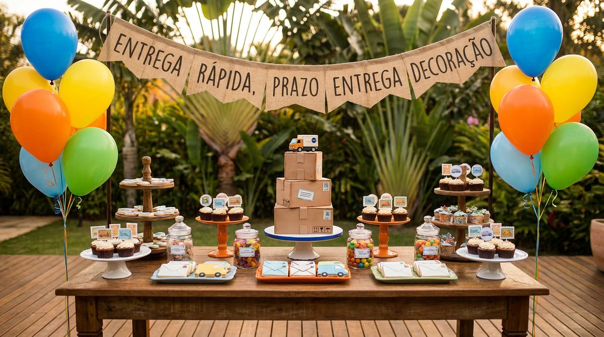 Decoração de Festa com Entrega Rápida: Como Garantir Tudo a Tempo