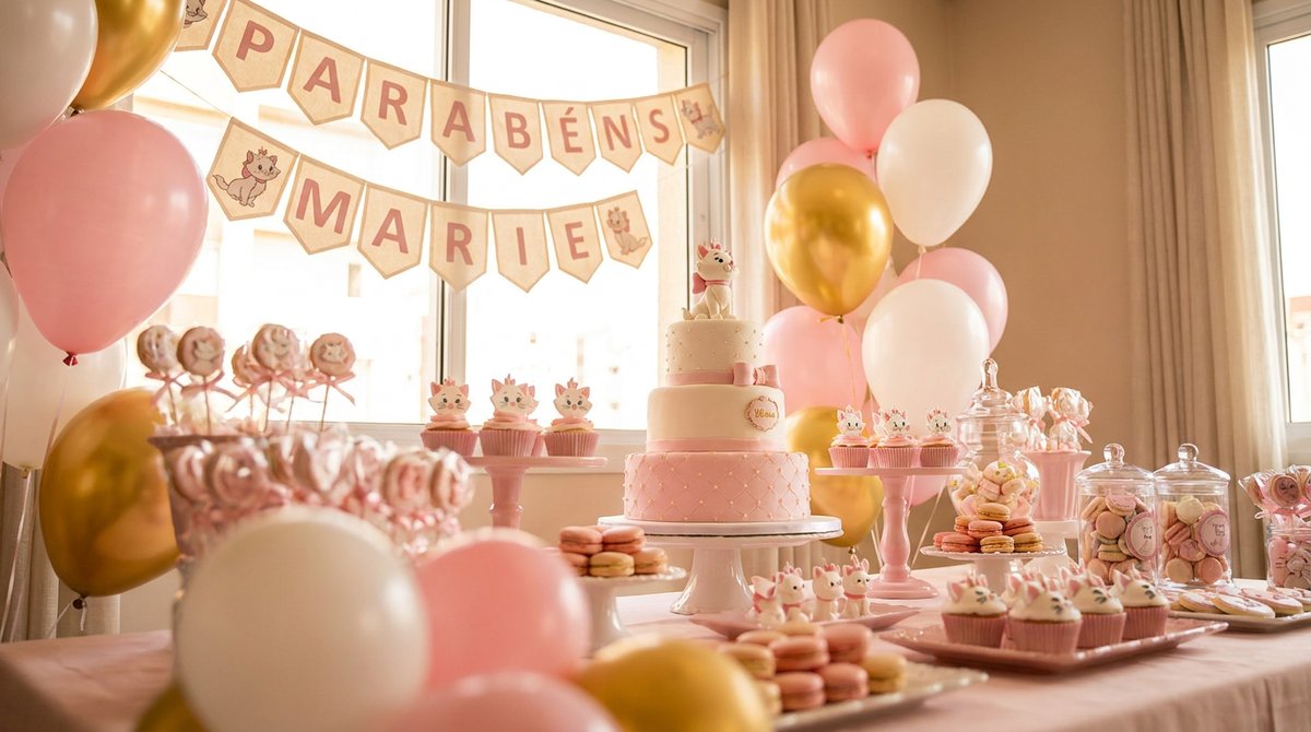 Festa Aristocatas: Os Gatinhos da Disney na Sua Decoração