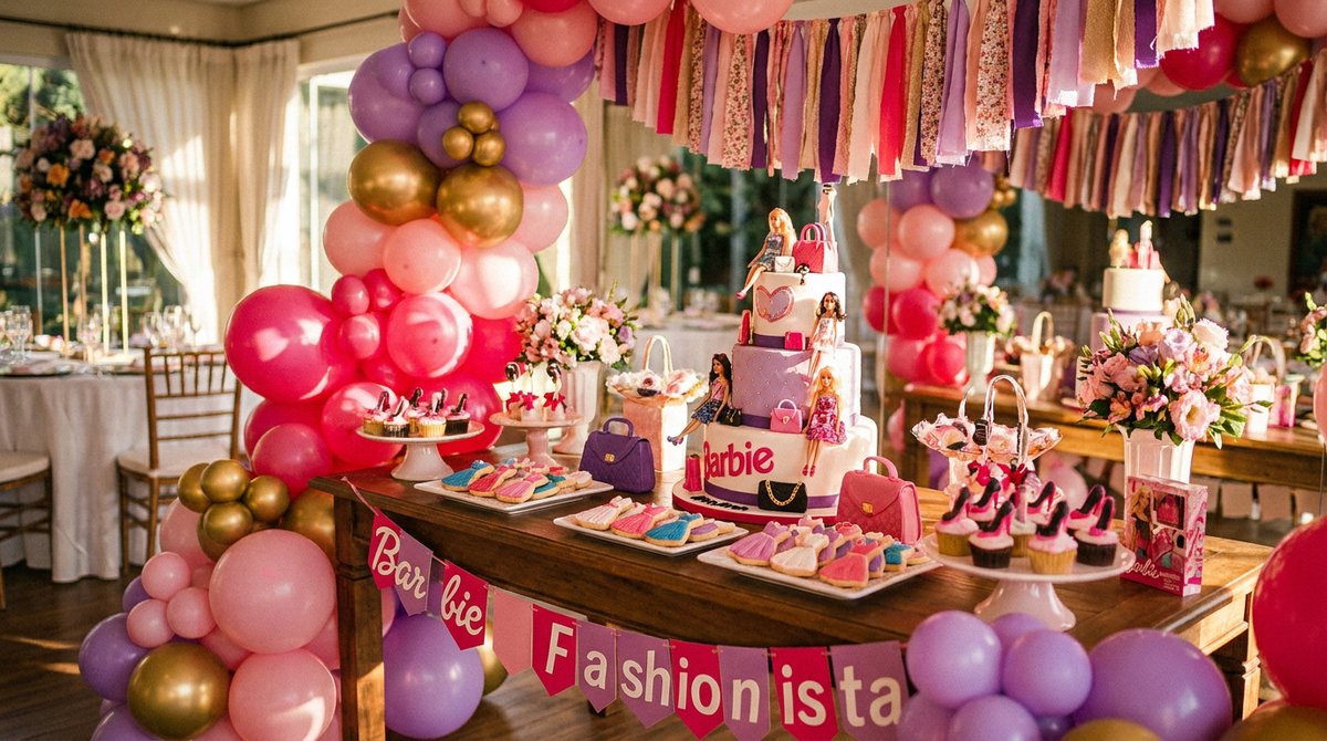 Festa Barbie Fashionista: Moda e Estilo na Decoração