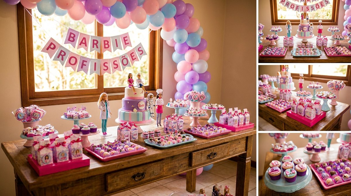 Festa Barbie das Profissões: Inspire sua Filha a Sonhar Alto