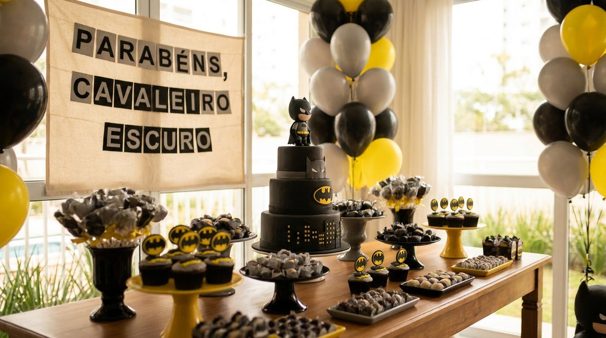 Festa do Batman: O Cavaleiro das Trevas na Sua Festa