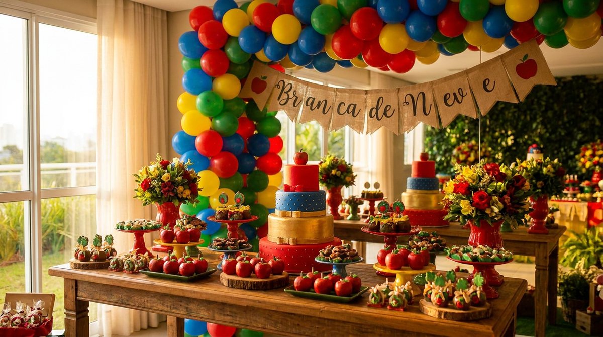 Festa da Branca de Neve: Vermelha, Branca e Encantadora