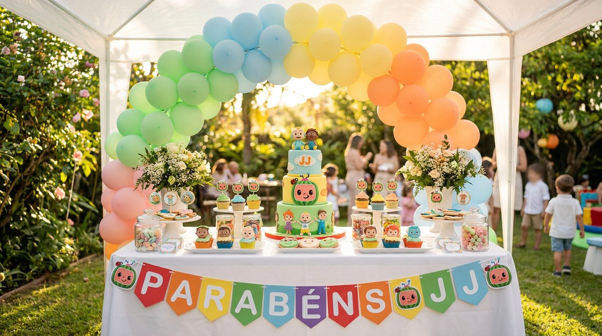 Festa Cocomelon: O Bebê JJ na Festa do Seu Filho