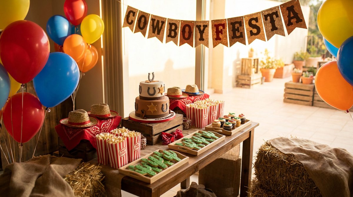 Festa Cowboy: Faroeste, Chapéu e Esporas na Decoração