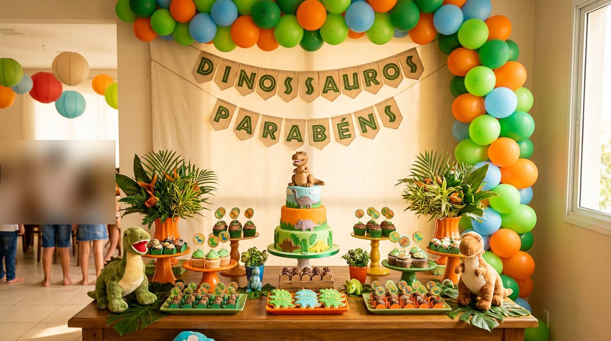 Festa de Dinossauros: Do Jurássico para a Sua Mesa