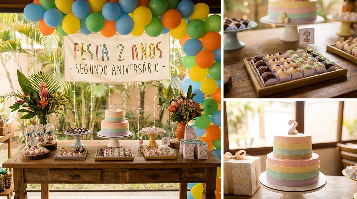 Festa de 2 Anos: Temas e Dicas para uma Comemoração Fofa