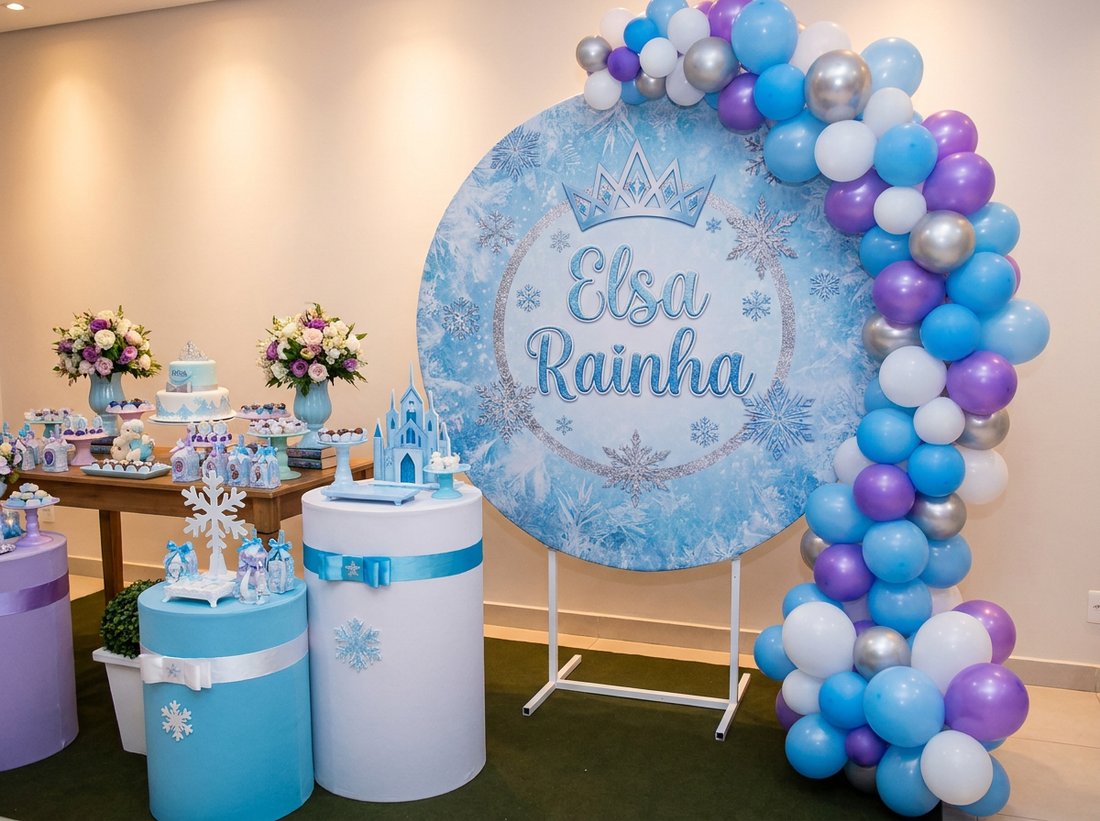 Painel e cilindros decorativos