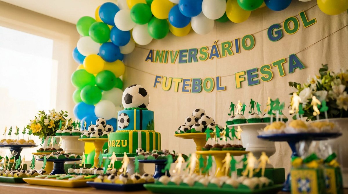 Festa de Futebol: Gol de Placa na Decoração do Aniversário