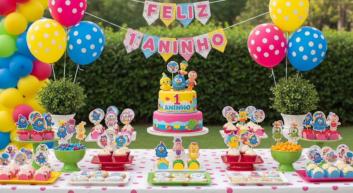Galinha Pintadinha Baby: A Festa Mais Fofa do Primeiro Aninho