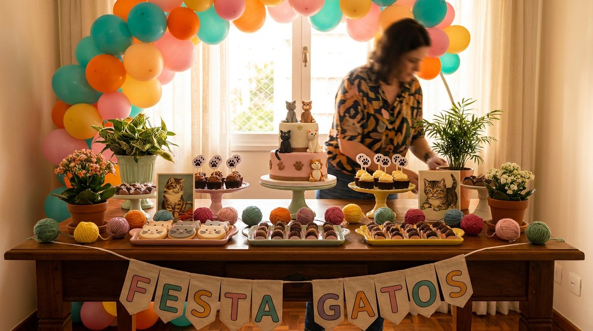 Festa de Gatos: Para os Amantes de Felinos de Todas as Idades