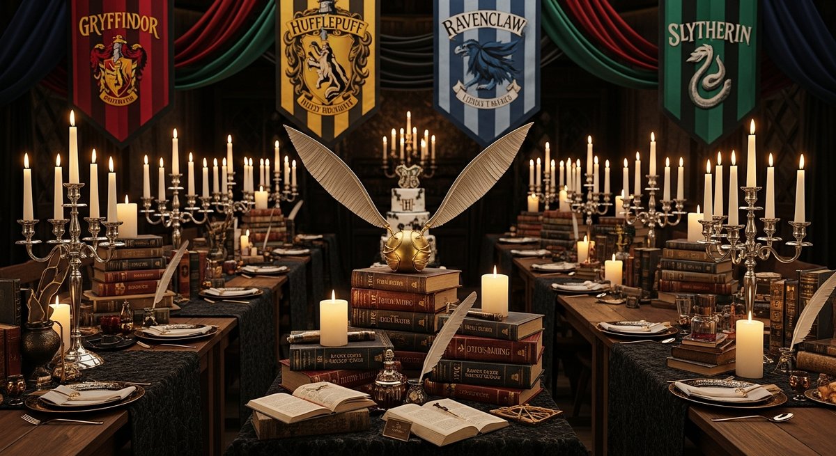 Harry Potter: Como Montar uma Festa Mágica de Hogwarts