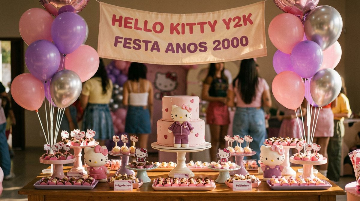 Hello Kitty Y2K: O Tema Mais Viral das Festas em 2025