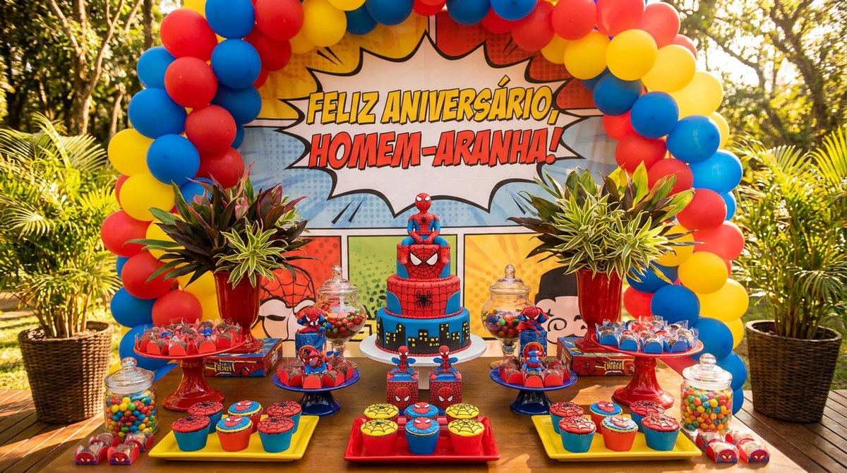 Festa do Homem-Aranha: Teias, Ação e Muita Animação