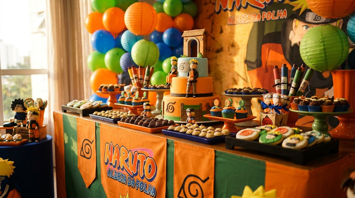 Festa do Naruto: Aldeia da Folha e Chakra em Alta