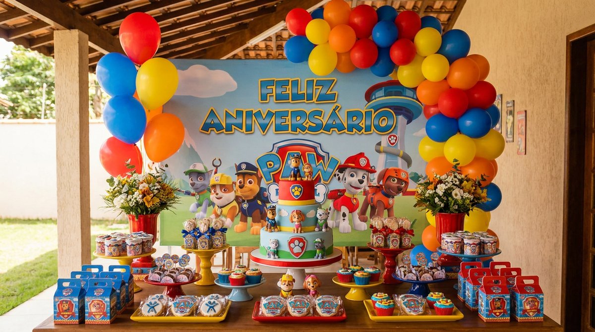 Festa Patrulha Canina Completa: Todos os Cachorrinhos