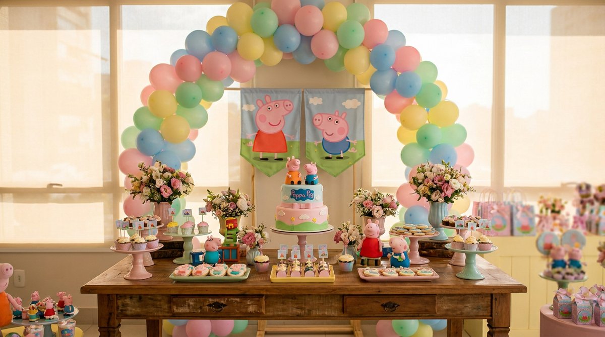 Festa da Peppa Pig: A Familiazinha Mais Fofa da Tela