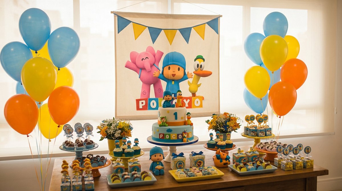 Festa do Pocoyo: O Personagem Azulzinho mais Fofo da TV