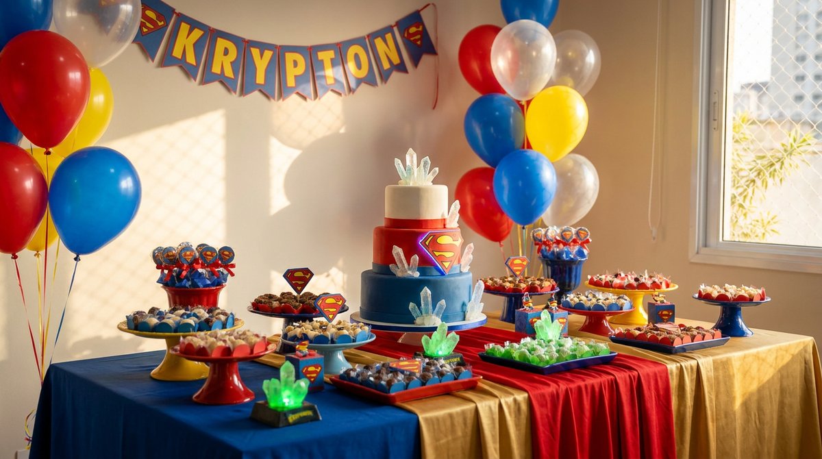 Festa do Superman: Voando Alto na Decoração