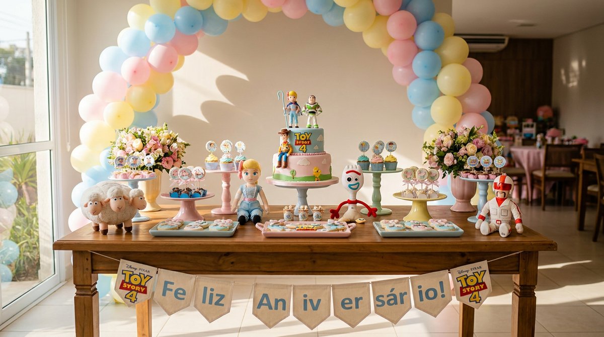 Festa Toy Story 4: Bo Peep e a Nova Aventura