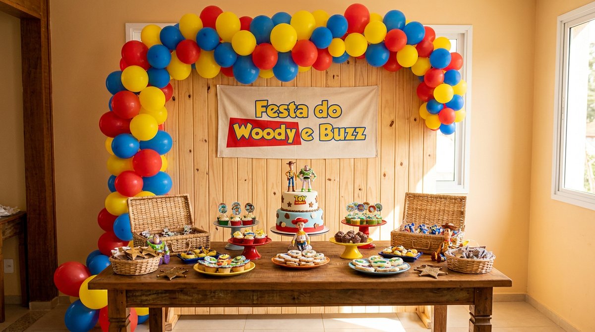 Festa Toy Story: Woody, Buzz e os Amigos Animados