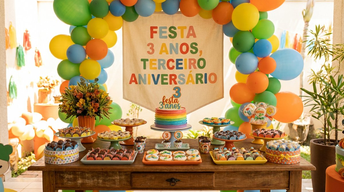 Festa de 3 Anos: A Criança Começa a Ter Opinião no Tema
