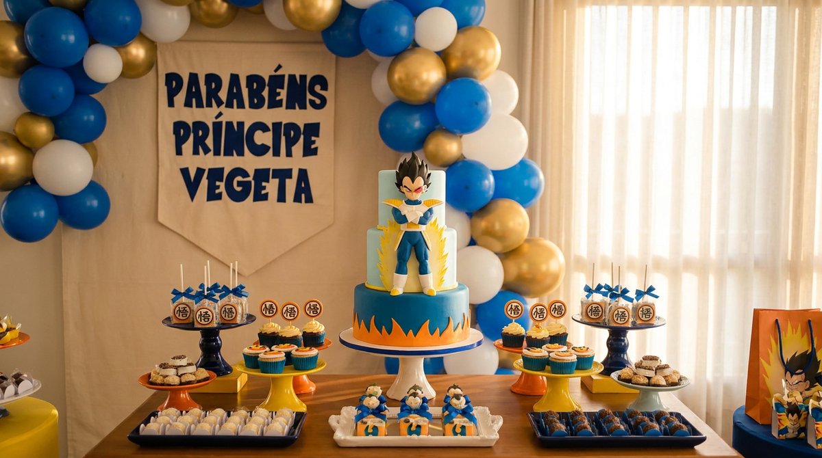 Festa do Vegeta: O Orgulho Saiyajin na Decoração