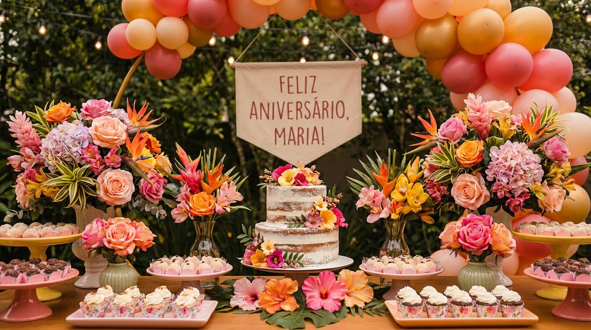 Flores Artificiais na Decoração: Beleza que Dura a Festa Toda