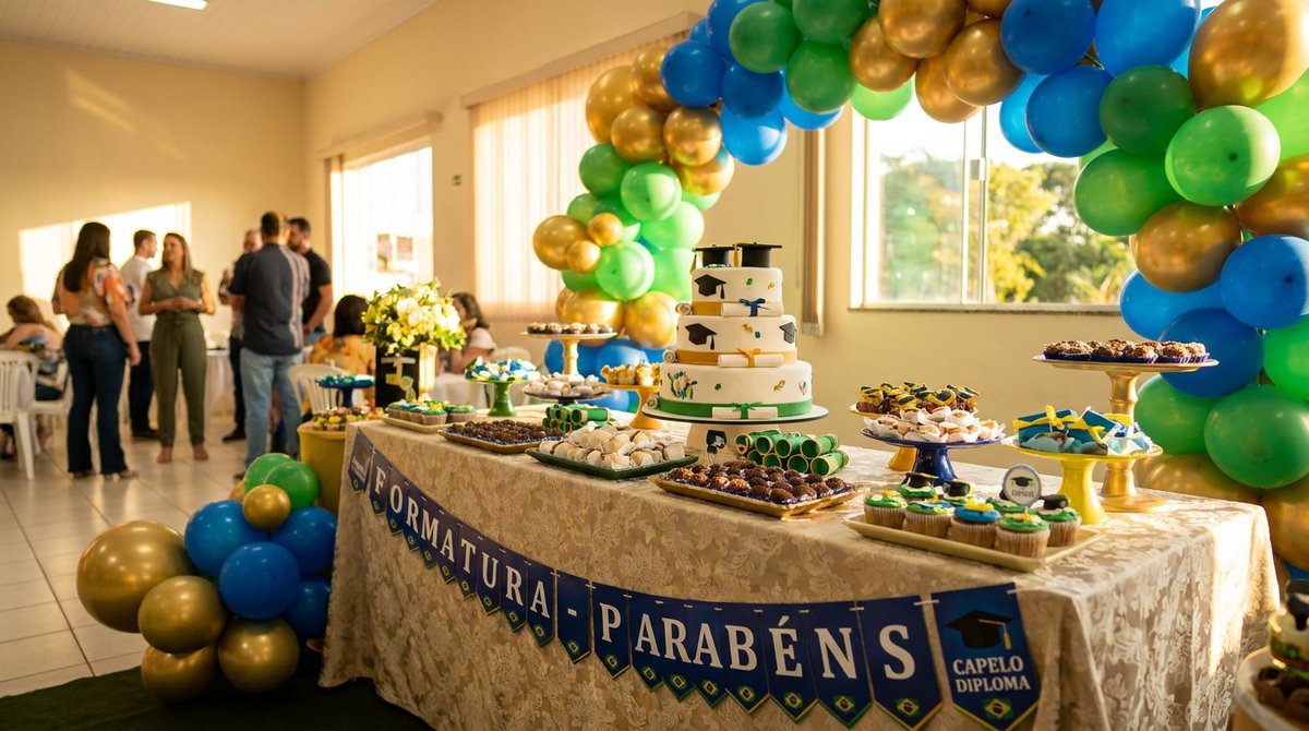 Festa de Formatura: Celebre a Conquista com Decoração Especial