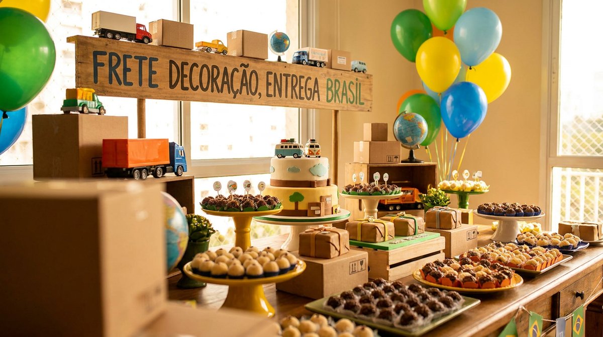 Como Economizar no Frete da Decoração de Festa para Todo o Brasil