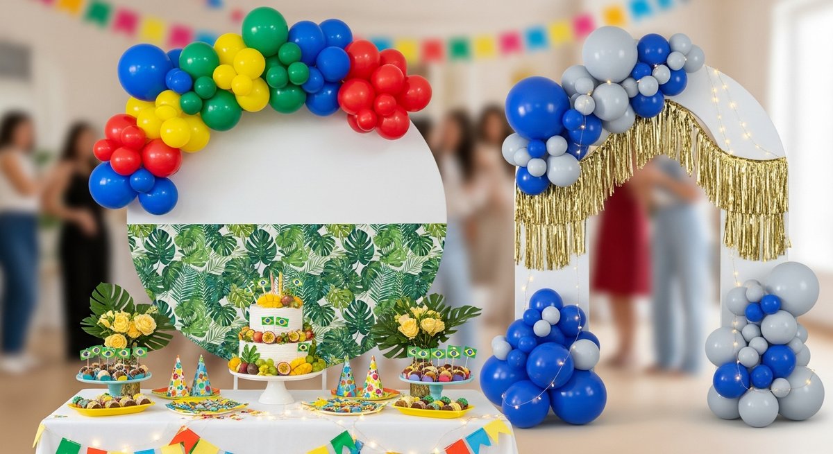 Painel Redondo ou Romano? Como Escolher para Sua Festa