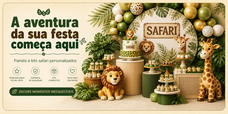 A aventura da sua festa começa aqui